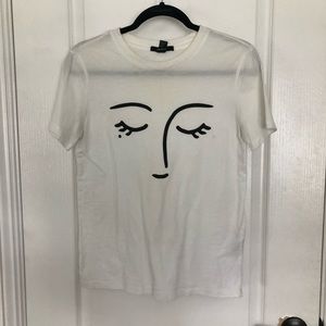 Forever 21 face T-Shirt